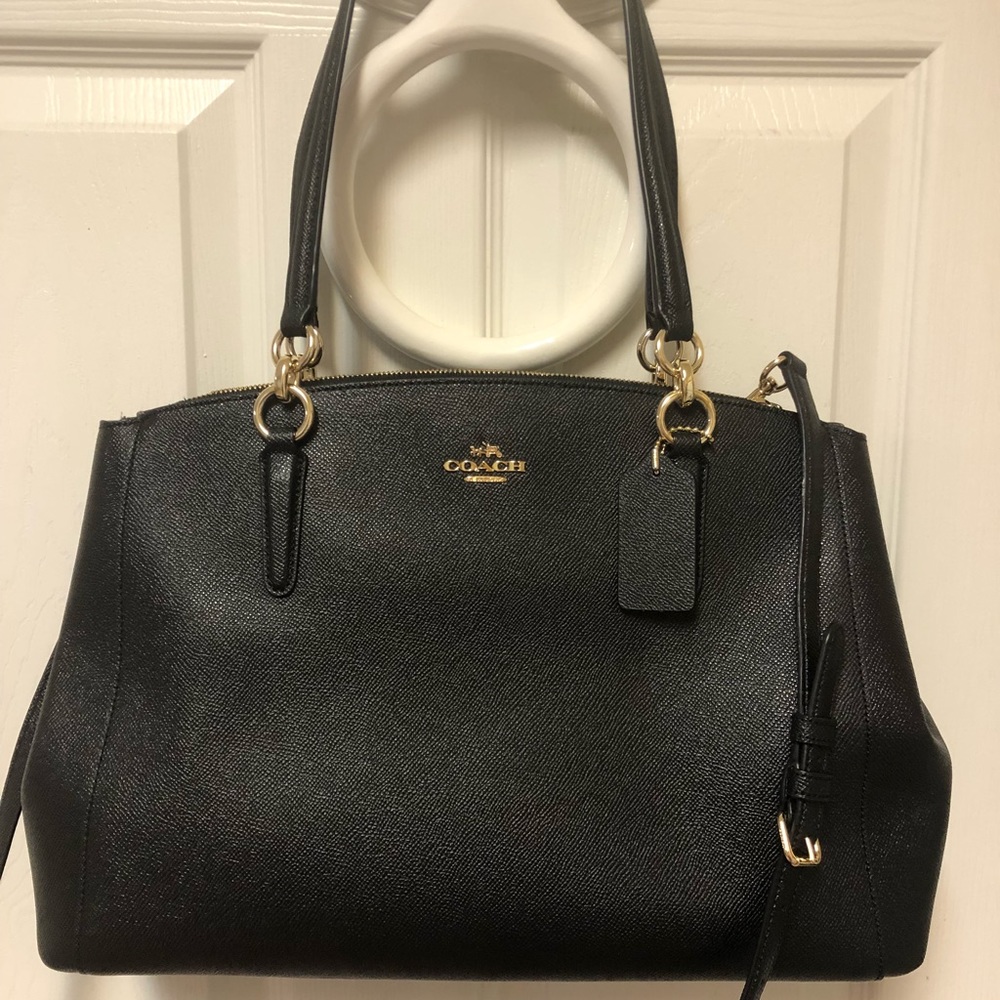 Authentic Coach Large Leather Handbag Like New